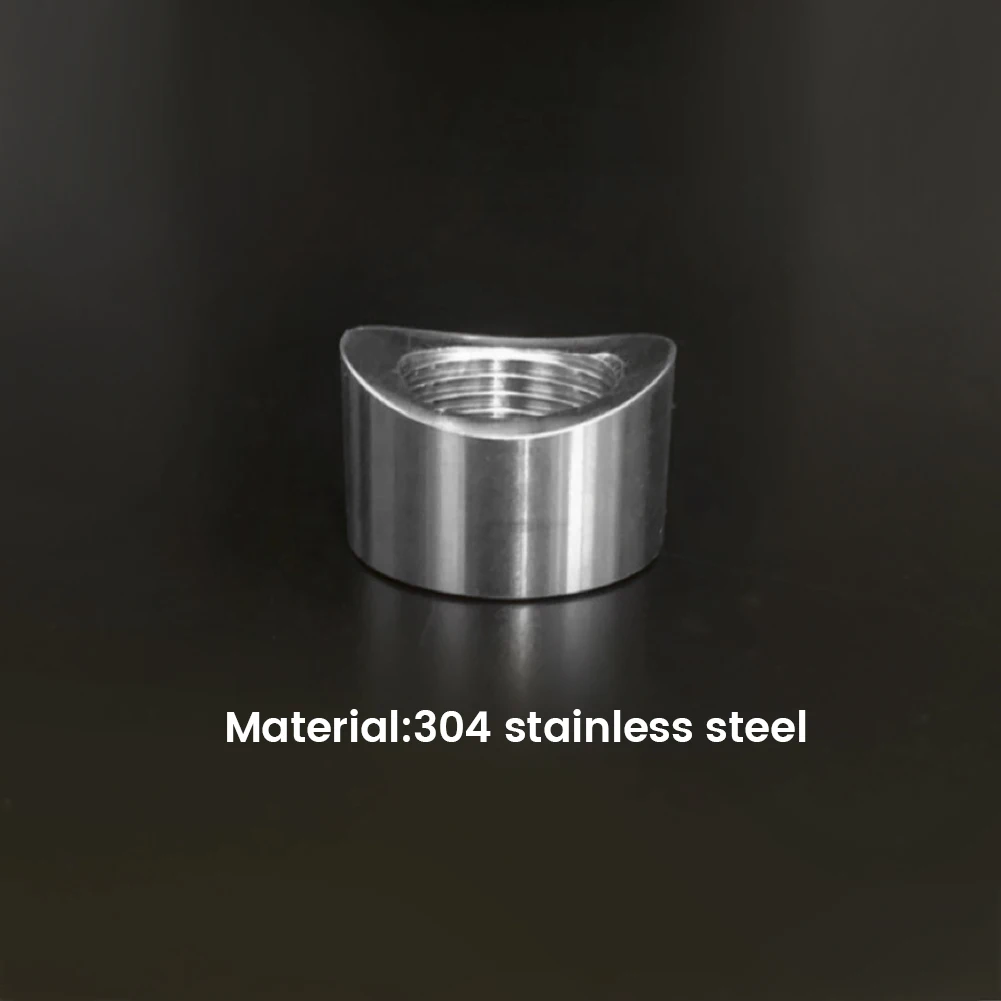 

Oxygen Sensor Stainless Steels Bung Plug Nut Stepped Mounting Cap Kit Plug Nut Plug Wideband Nut Fitting Weld Bungs M18X1.5