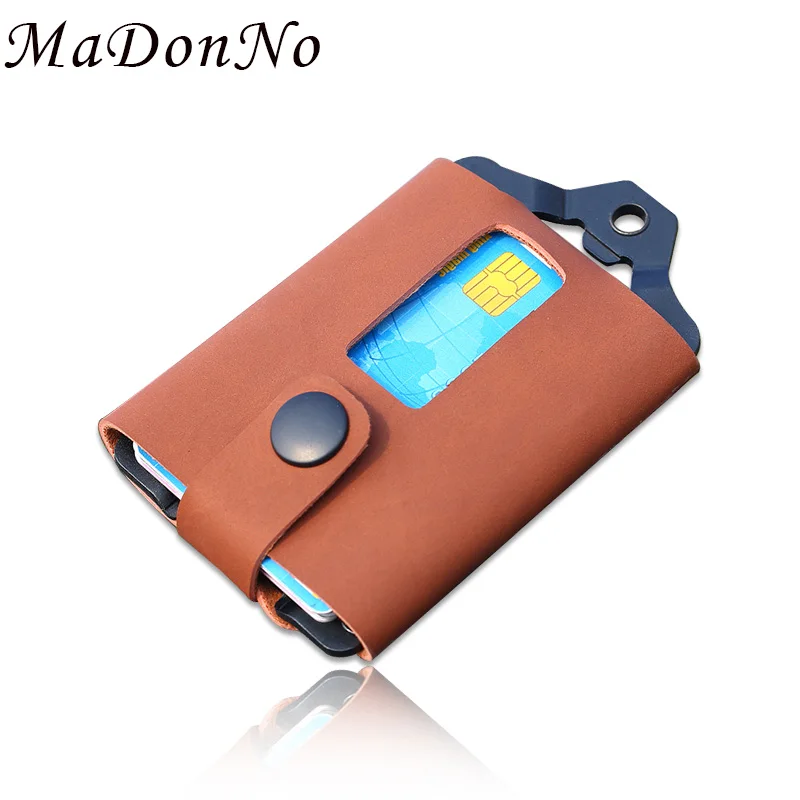 Лазерный гравер противокражный держатель для кредитных карт RFID мужской