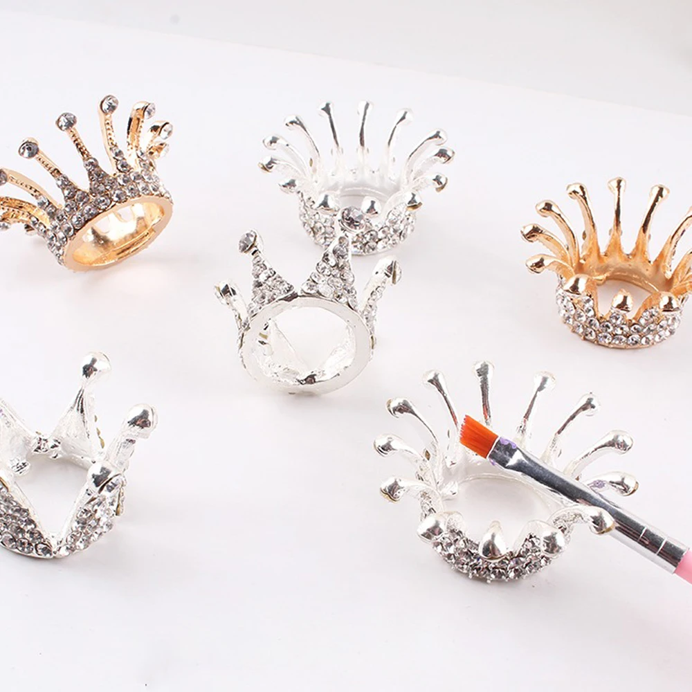 Держатель для ручки держатель кистей дизайна ногтей ручек в форме короны