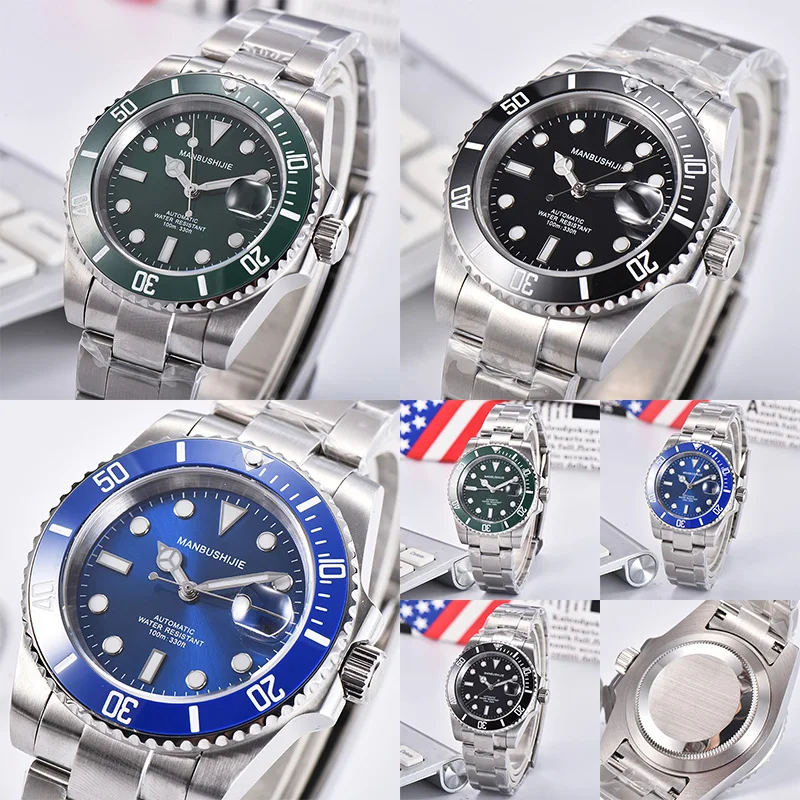 Часы мужские механические с хронографом и датой водонепроницаемые|Мужские часы|