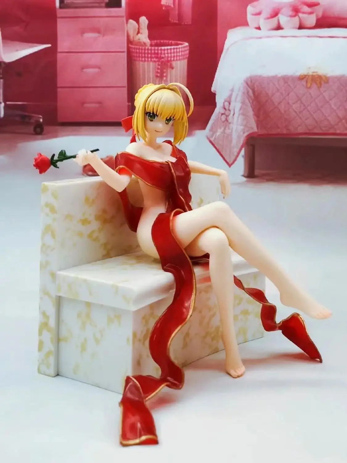 Аниме 16 см Fate/большой заказ Нерон Клавдий халат Ver. ПВХ фигурка Коллекционная