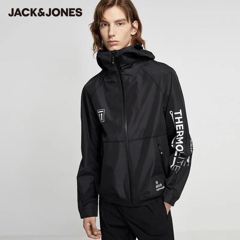

Водонепроницаемая куртка с капюшоном и надписью Jack Jones 219321537