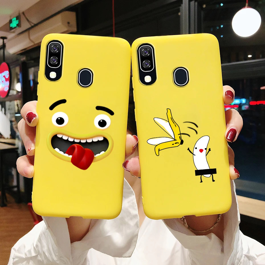 Чехол для Samsung A40 мягкий милый силиконовый чехол с героями мультфильмов Galaxy A405