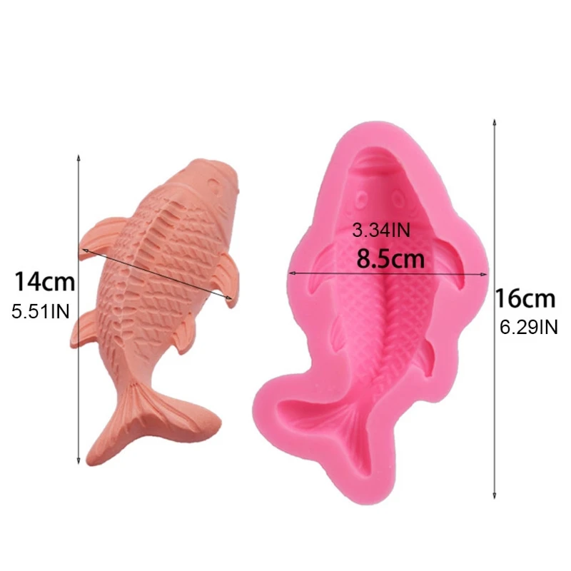 

3D Fish Epoxy Resin Mold Casting Silicone Mould DIY UV Crafts Accessories For Jewelry Making Tools