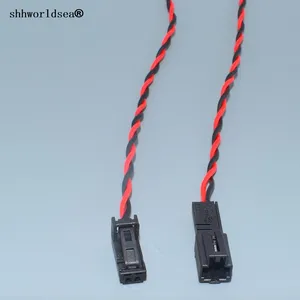 Shhworldsea 2-контактный 4B0971832 4B0 971 832 4E0 972 575 разъем для дверной лампы внутренний светодиодный светильник разъем для динамика разъем для Audi VW Skoda