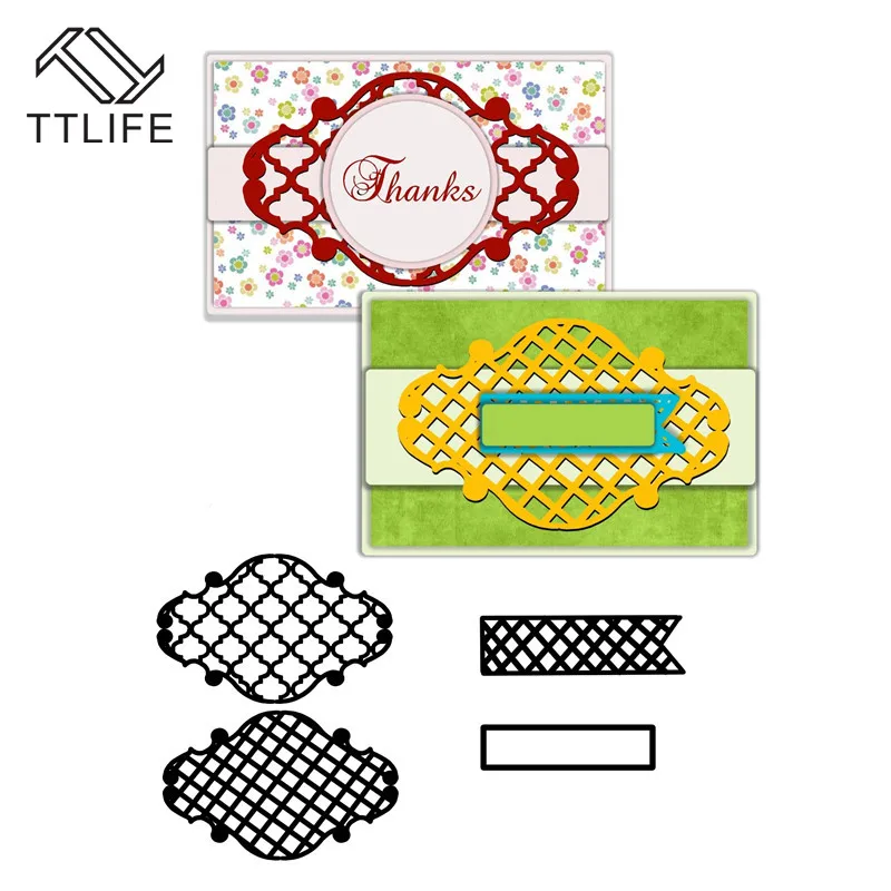 TTLIFE неправильная рамка металлические режущие штампы для DIY скрапбукинга