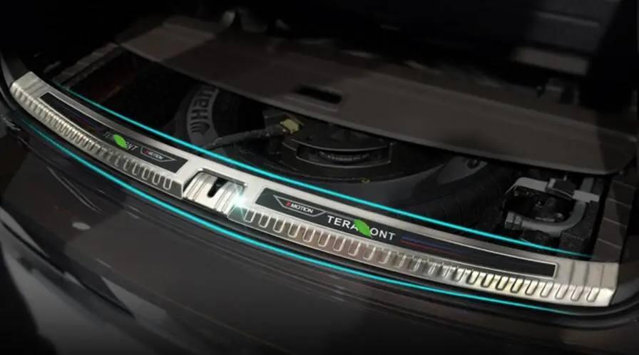 1 Набор нержавеющая сталь для Volkswagen Teramont 2017 автомобильные арьергарды багажник