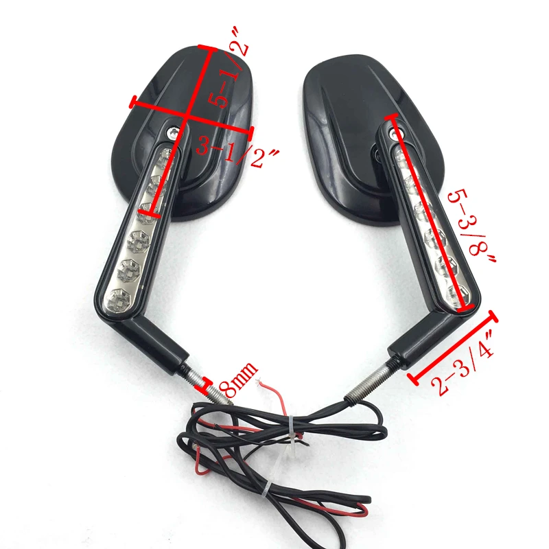 Aftermarket БЕСПЛАТНАЯ ДОСТАВКА двигатель заднего вида Левый и правый зеркала с