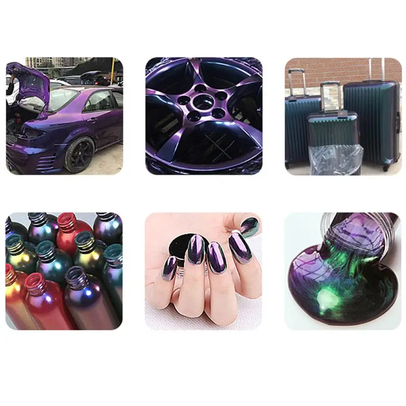 

Pigments Acrylic Paints Pearl Powder Coating for Cars Automotive Painting FOR Car Automotive Arts Crafts Nail Decoration