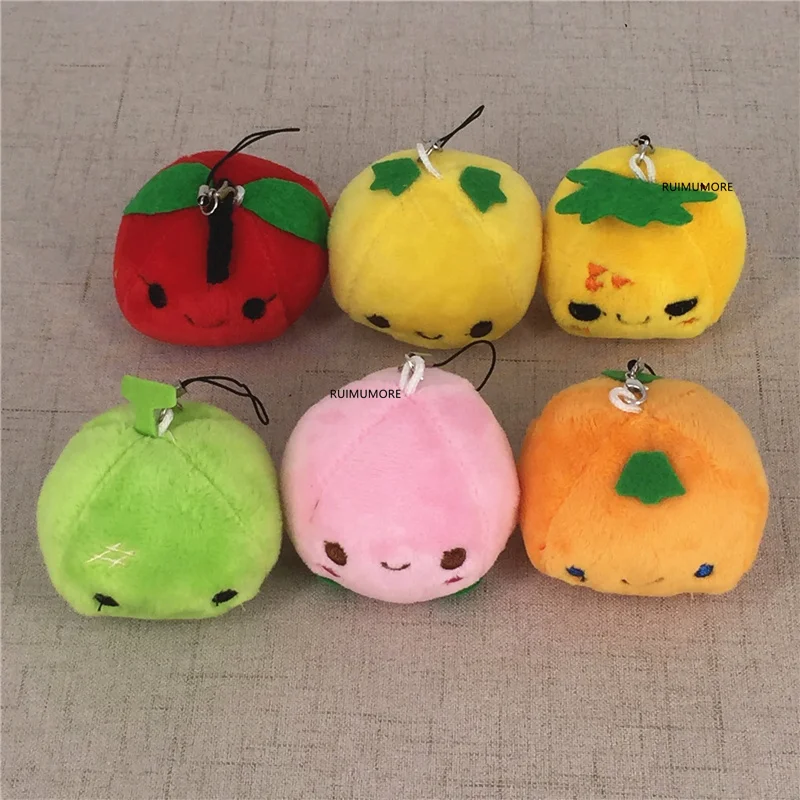 Little 4-13cm Approx. Plush fruit Toy Kid's stuffed Vegetable plush doll with key chain | Игрушки и хобби