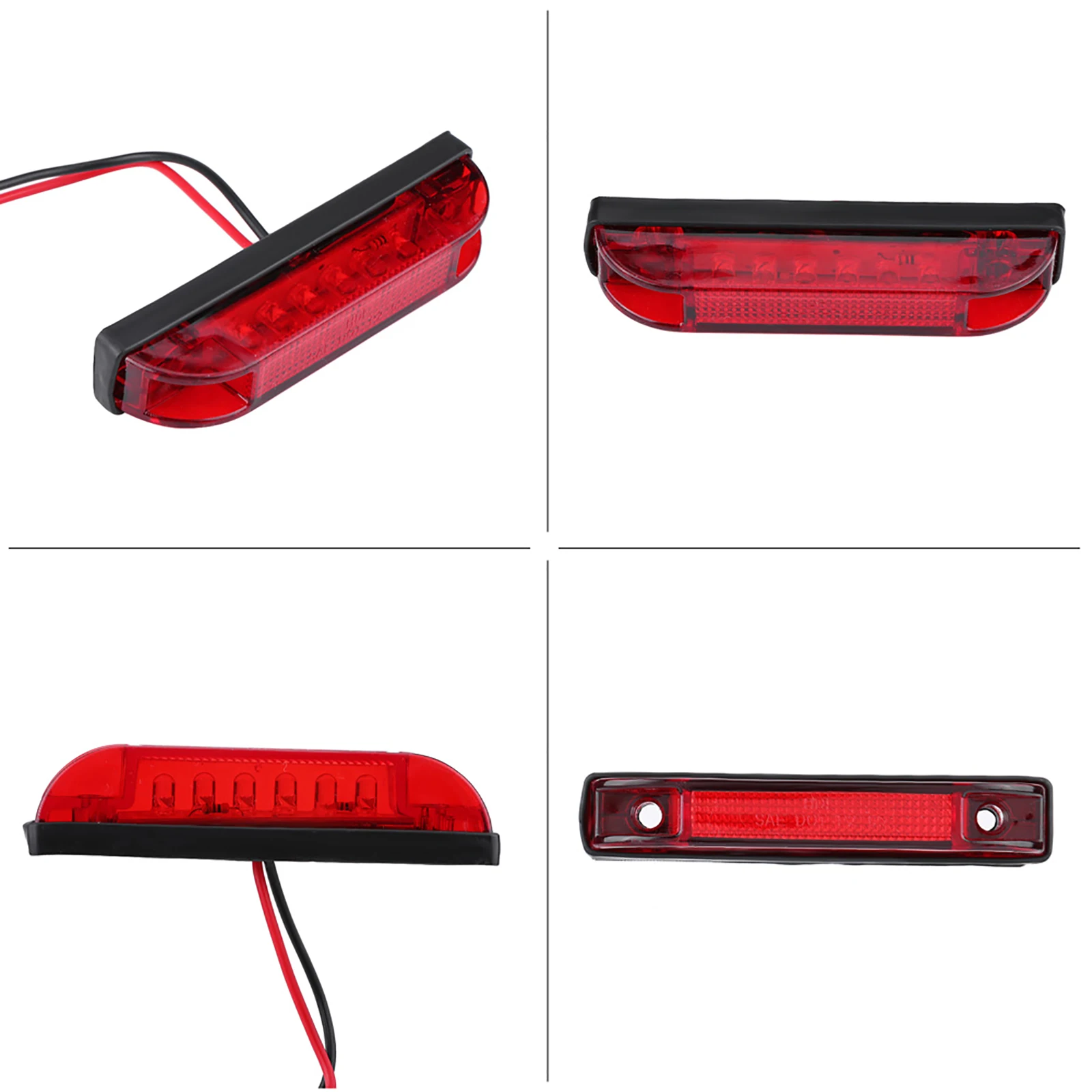 

2021 4 шт. навигационные лампы 12 В 6 светодиодов красные и зеленые водонепроницаемые морские фонари для палубы фонари для Парусников для лодок ...