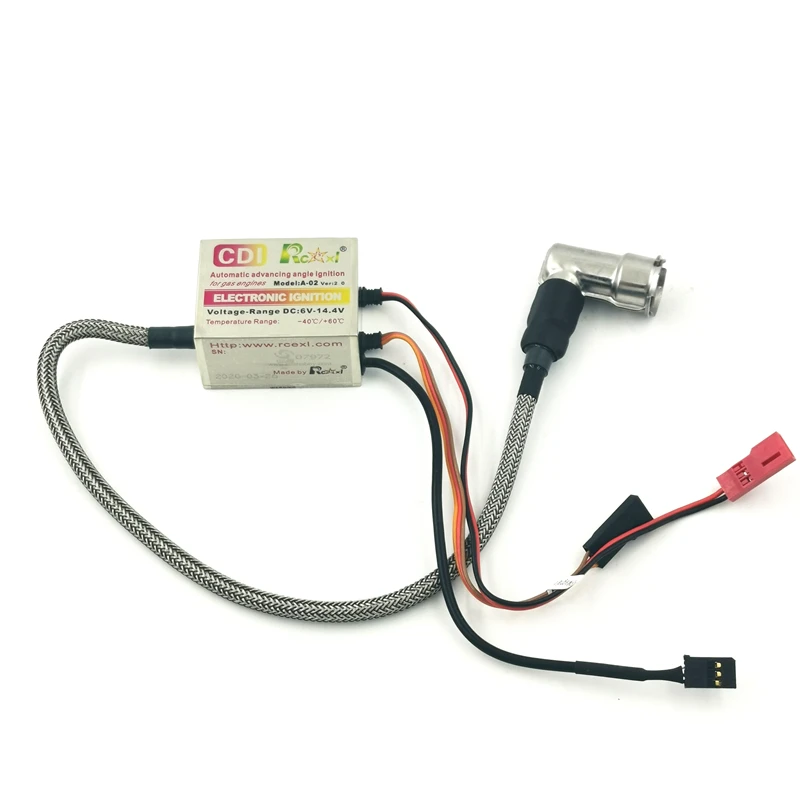 Rcexl однозажигание CDI NGK BPMR6F 14 мм 90 градусов для двигателя rc.