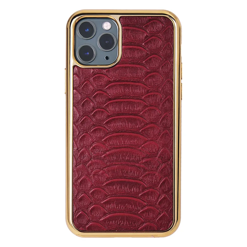 

Suitable for iPhone 12 Leather Phone Case Iphone12 Pro Max Python Pattern
