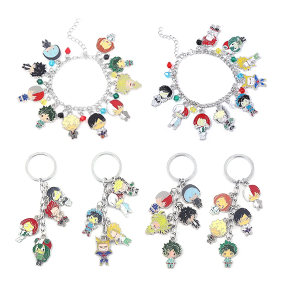 

Модный браслет с шармами моя геройская Академия Аниме Boku No Hero Академия Midoriya Izuku deku браслет для женщин ювелирные изделия для девочек