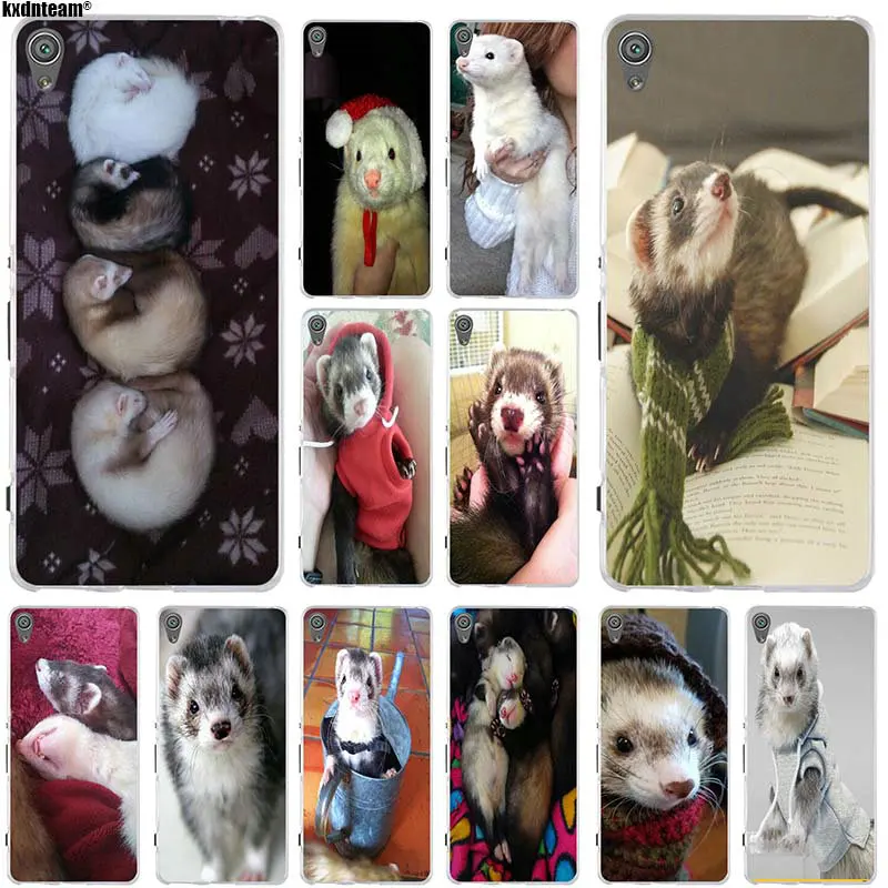 Новые модные Ferret мягкие чехлы для мобильных телефонов из ТПУ sony Xperia Z Z1 Z2 Z3 Z4 Z5 Compact