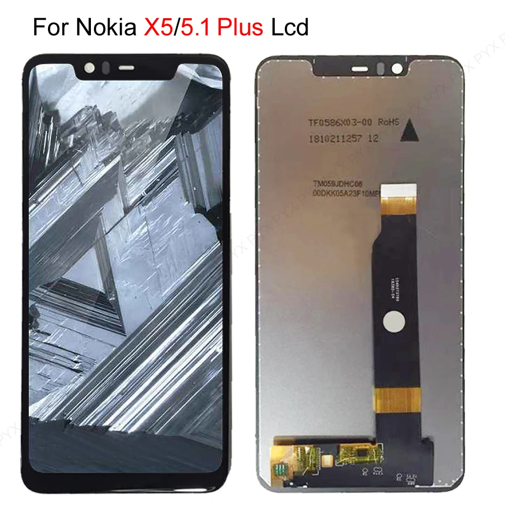 Оригинальный ЖК дисплей 5 8 &quotдля Nokia 1 Plus сенсорный экран дигитайзер полная