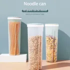 Контейнер для хранения грубого зерна, емкость для хранения, Кухонный Контейнер для хранения лапши, бытовой пищевой прозрачный контейнер, герметичные банки, органайзеры