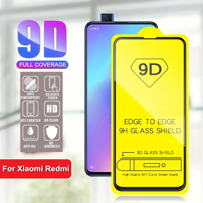 9D полное покрытие стекло для XIAOMI Redmi 7 7A 6 6A K20 Pro Global 5 plus Защитное Note 9H крышка