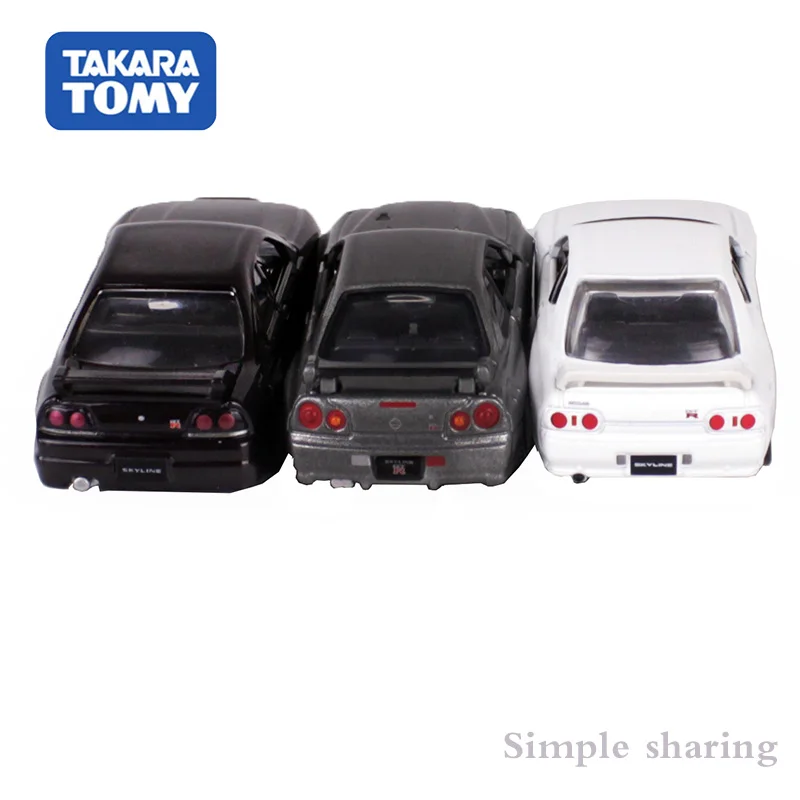 Takara Tomy томика Ниссан SKYLINE GTR BNR32 34 BCNR33 5 й юбилей модель комплект 1/62 Горячая