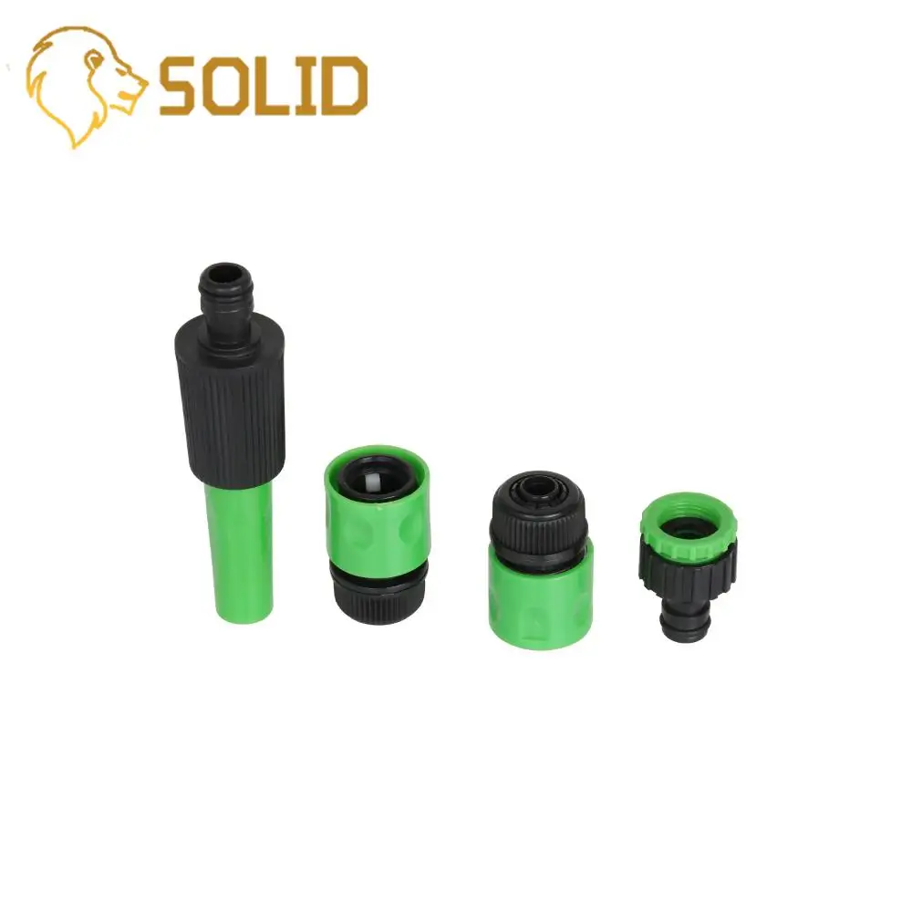 

4Pcs Garden Water Hose Pipe Tap Plastic Pacifier Shape Connector Adaptor Fitting