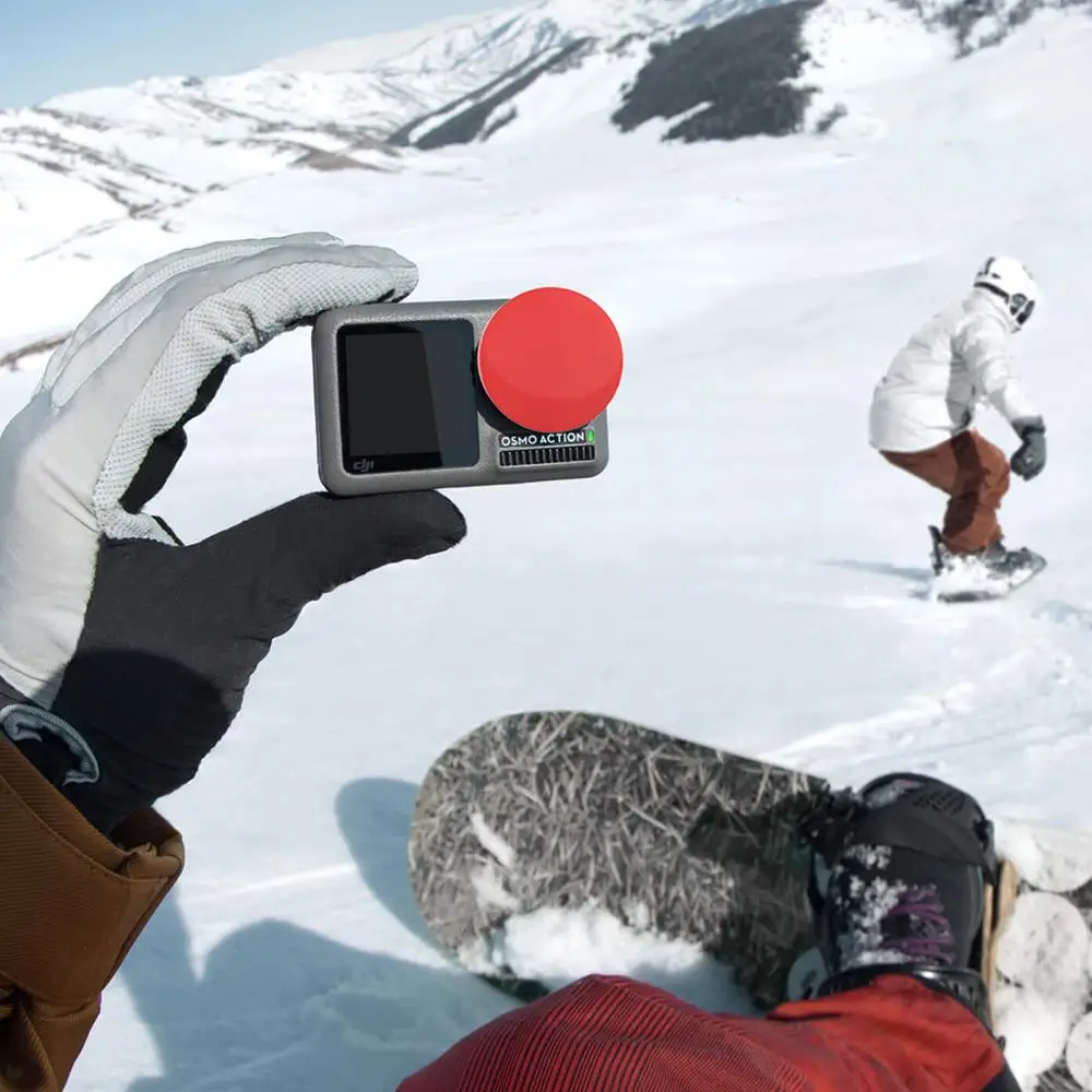 

Anti Scratch Silicone Lens Cap Protective Cover Protector Replacement for DJI Osmo Action Camera Accessories