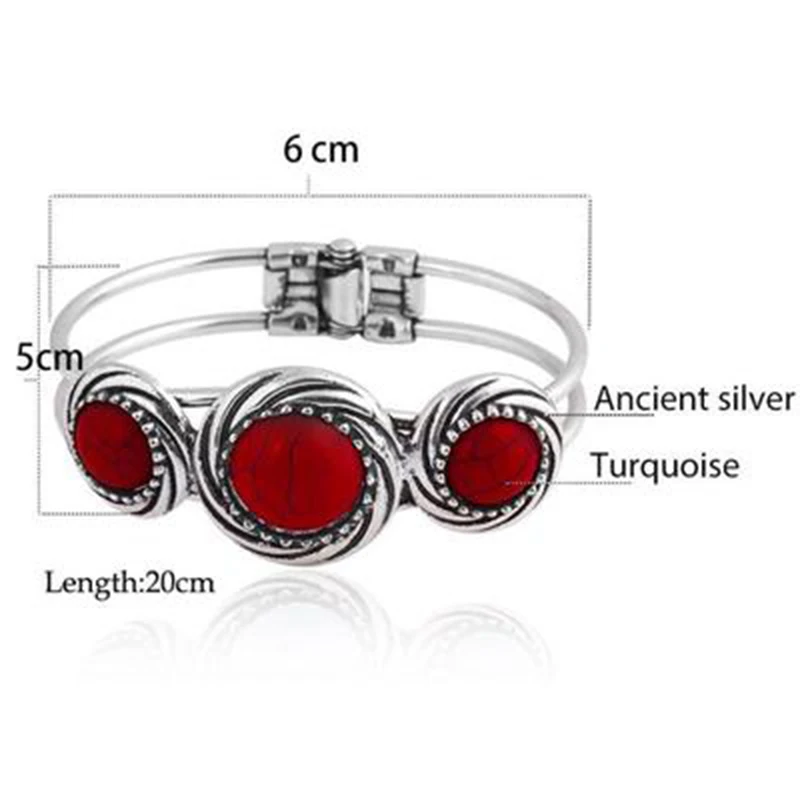 

Women Fashion Bracelet Hand Chain Bohemia Bracelet Elegance Retro Colorful Wristlet Fashion Jewellery Gypsy Stone Bracelet