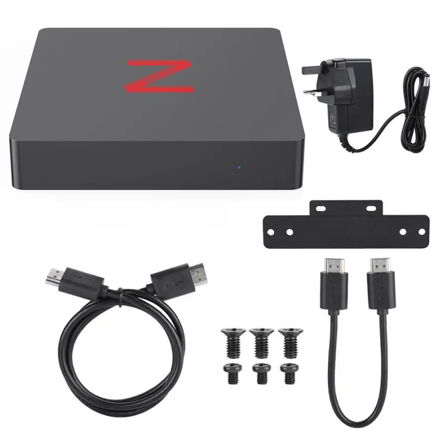 UK Z85 Beelink 2,4/5,8 ГГц Wifi VGA HDMI четырехъядерный медиаплеер мини-ПК(4+ 64G 100-240 V) медиаплеер - Цвет: UK