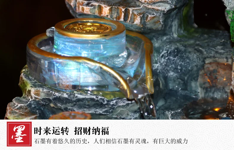 

FAKE MOUNTAIN BIG ATOMIZING HUMIDIFIER AND FENGSHUI HUMIDIFIER HOME DECORATION CRAFT GIFT ROOM OFFICE FORTUNE