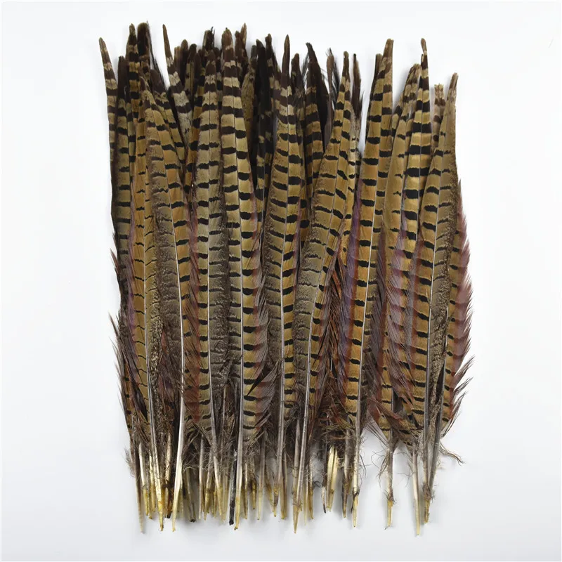 Оптовая продажа натуральные перья из хвоста фазана для украшения 8 26 &quot20 65 см