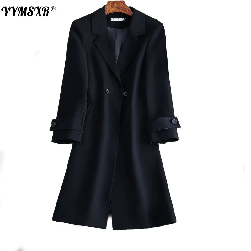 Costume et pantalon pour femmes, ensemble deux pièces, Blazer Long, Slim, couleur Pure, rouge vin, haut de gamme, collection automne et hiver 2021