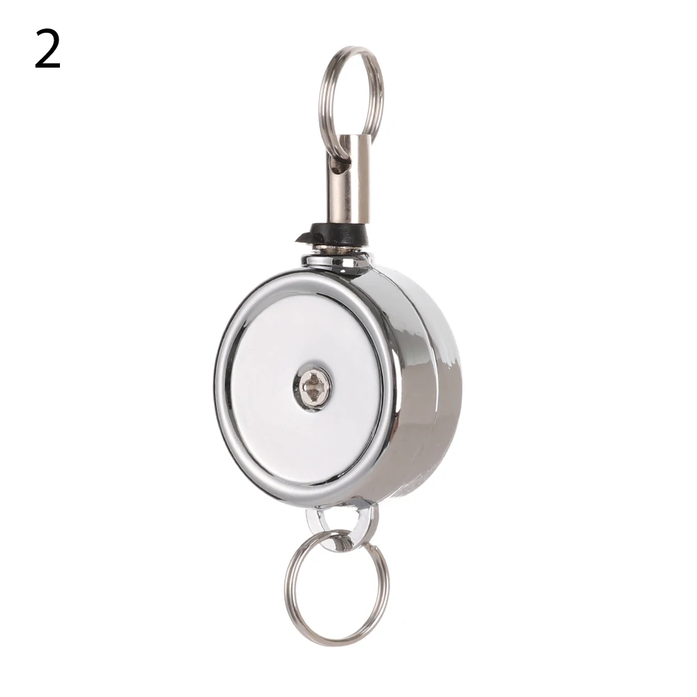 Металлический брелок-ретрактор для карты