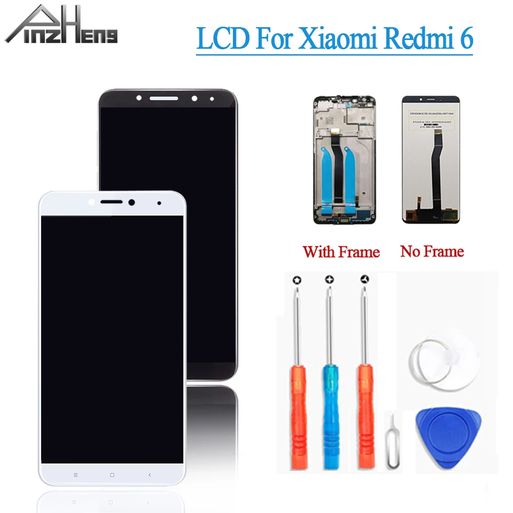 Оригинальный ЖК дисплей PINZHENG AAAA для Xiaomi Redmi 6 сменный экран дигитайзер дисплея в
