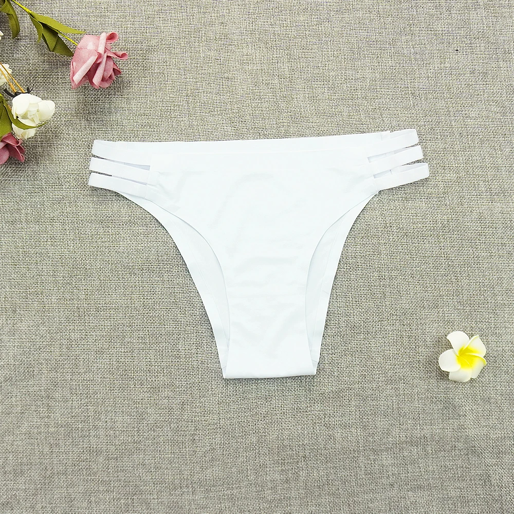 Женские Бесшовные трусики стринги сексуальные интимные танга из ледяного шелка