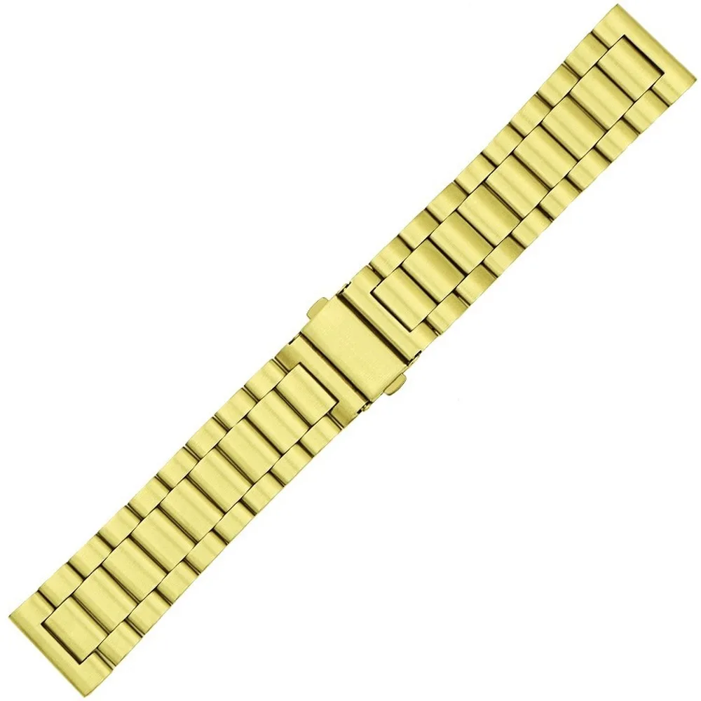 

18mm 20mm 22mm 24mm Stainless Steel Watchband Universal Metal Watchband Butterfly Buckle Watch Straps