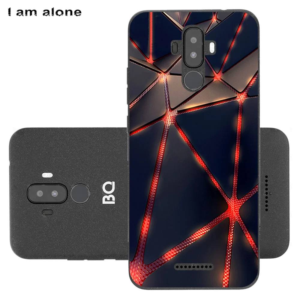 Bolsas y fundas de tel&eacute;fono para BQ 6042L Magic E 2020 6,09 pulgadas, funda de silicona suave, a la moda, canicas pintadas con inyecci&oacute;n de tinta-4