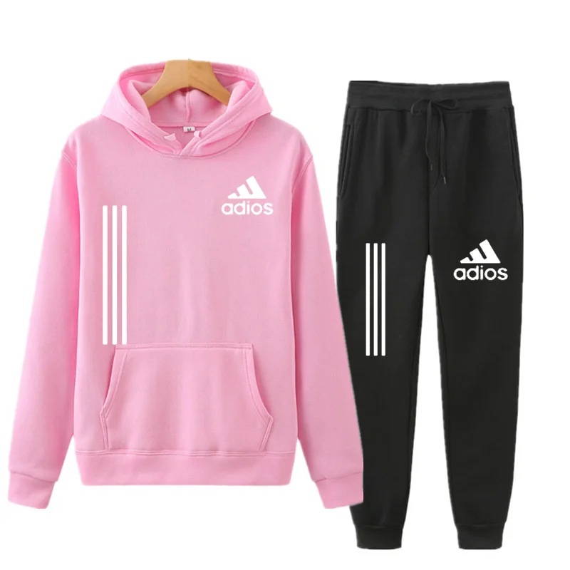 

Men Thick Fleece Tracksuit 2021Winter Warm Sweatshirt Set For Couple High Collar Oversized Hoodies Men Sweatpant Set