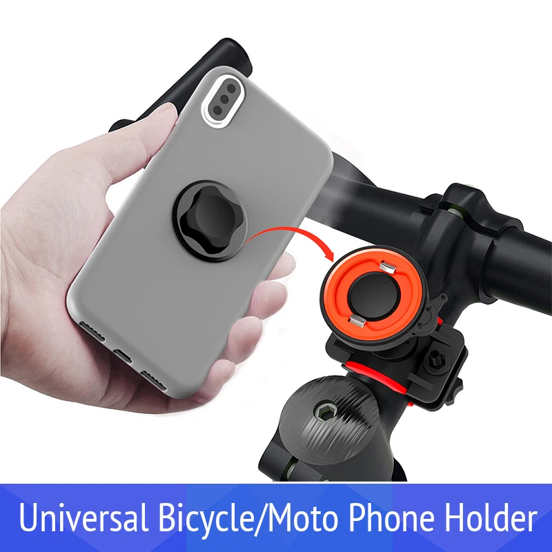 

2020 Ultra-Light Design Universal Bike Phone holder bicycle stand Mount moto GPS Bracket Clip Motorcycle Phone Holder Support