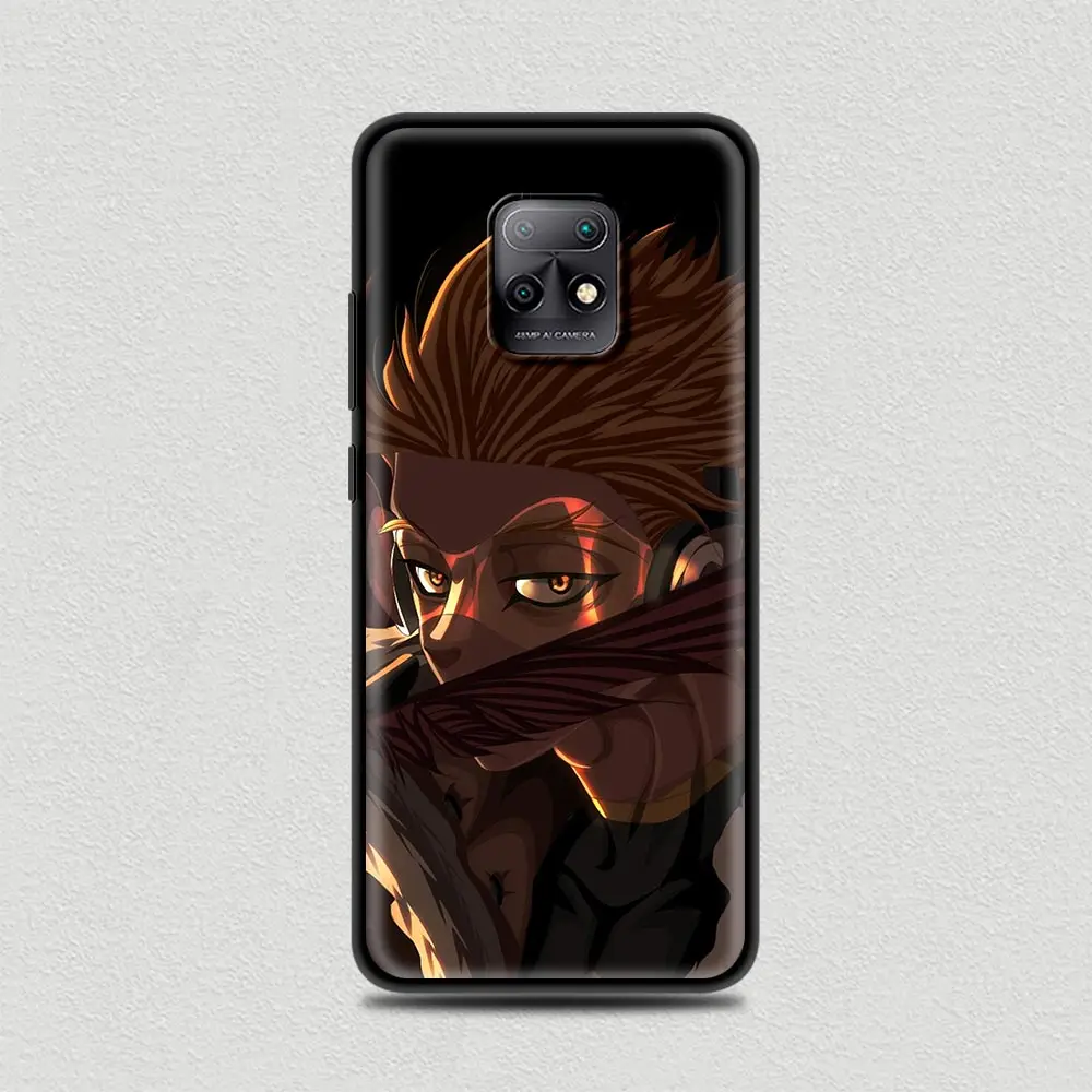 

BNHA Hawks Coat Anime Silicone TPU Case For Redmi Note 9 9S 8 8T 7 Pro 7 7A 8 8A 9A 9C 9T Luxury Coque Note 10 Pro MAX Cover