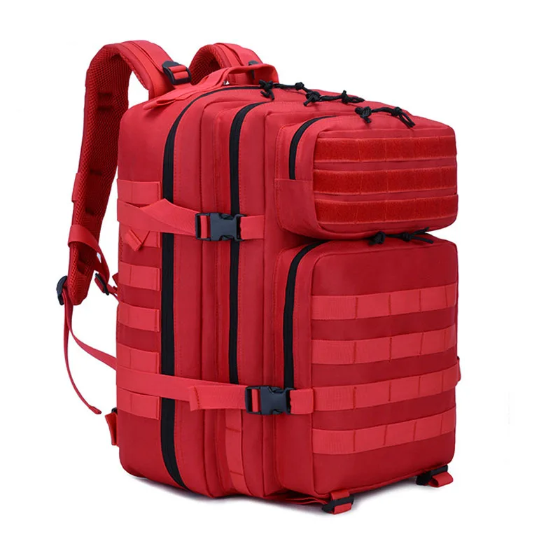 Red 45L большой емкости военный рюкзак тактический рюкзак для мужчин походная сумка для путешествий Альпинизм Туризм Mochila Blaso XA809WA - Цвет: Red