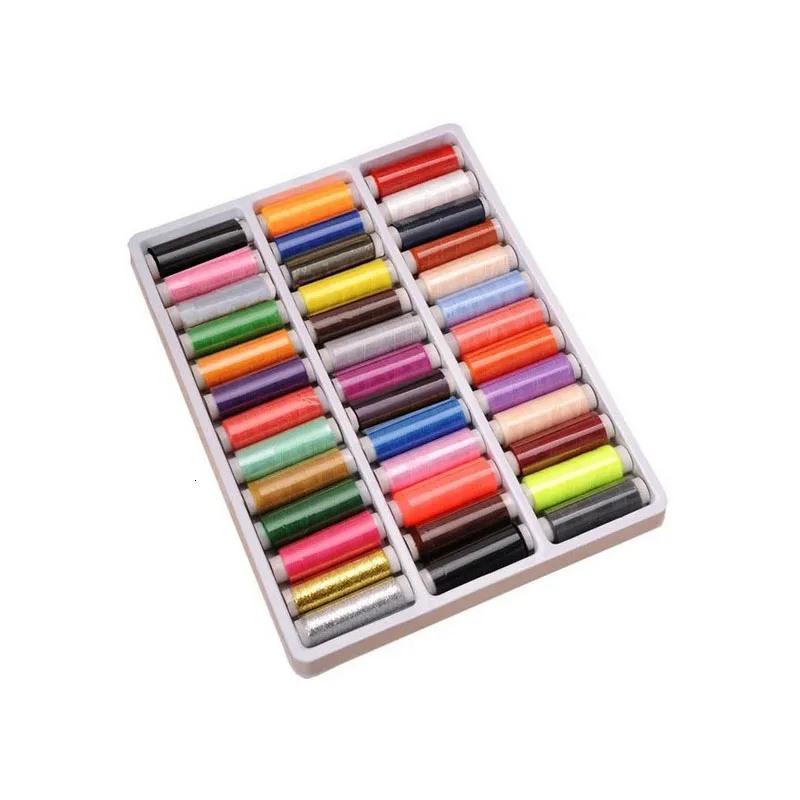 

39 color handmade sewing thread, home embroidery sewing machine line box durable sturdy hand stitching