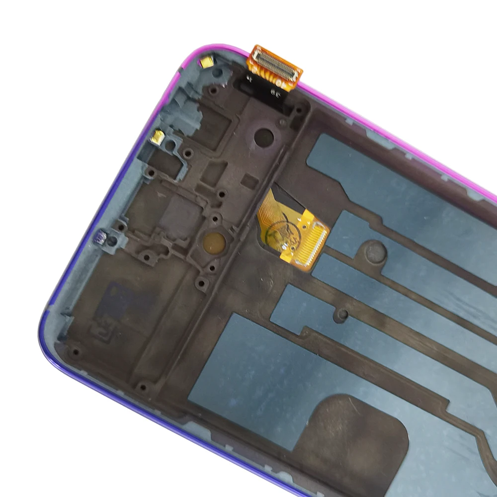 Pantalla LCD OLED de 6,4 pulgadas para OPPO R17, CPH1879, PBEM00, panel t&aacute;ctil, sensor de digitalizador con montaje de marco de repuesto-4