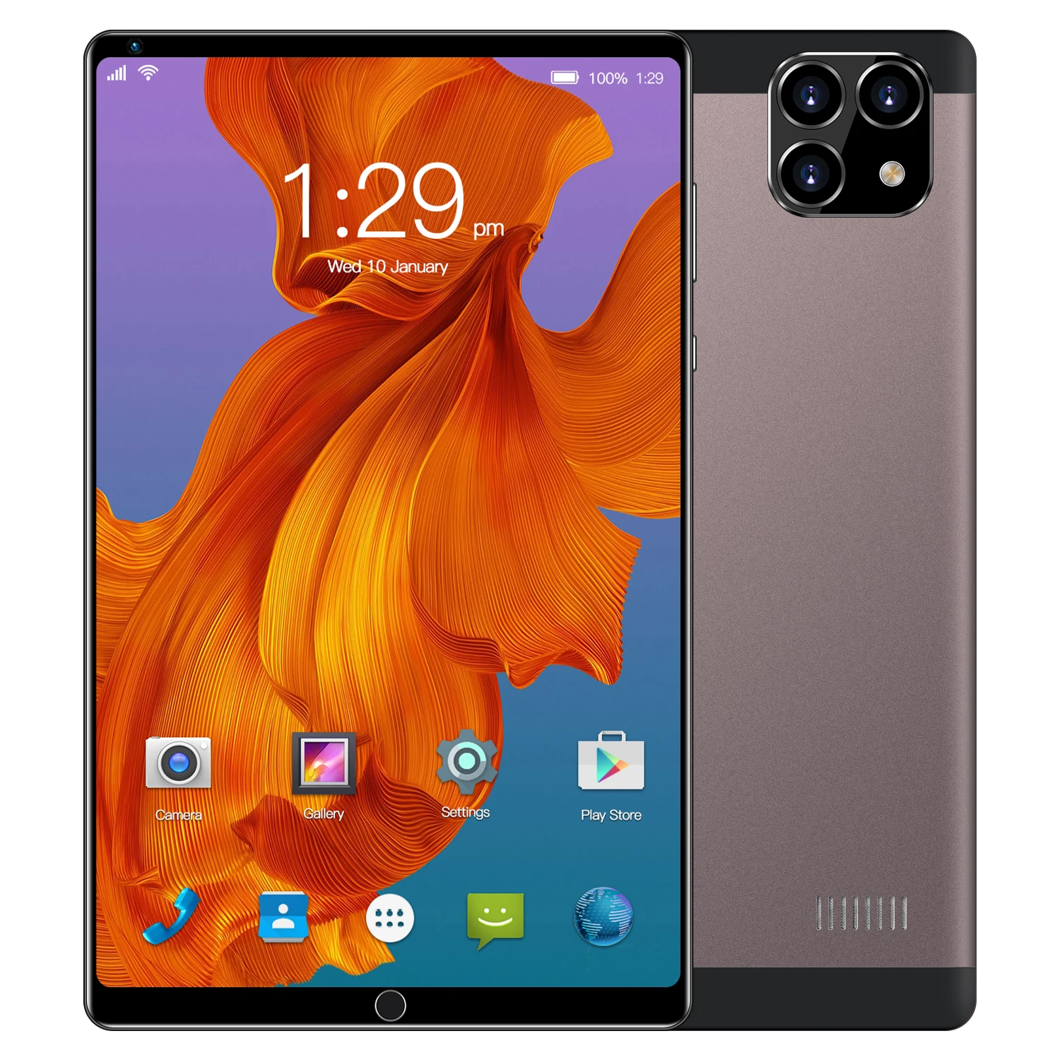 

Tablet PC 8.1 " with Android 9.0, Octa Core processor, Google Play, GPS phone calls, Wi-Fi and Bluetooth, 8" tempered glass, new
