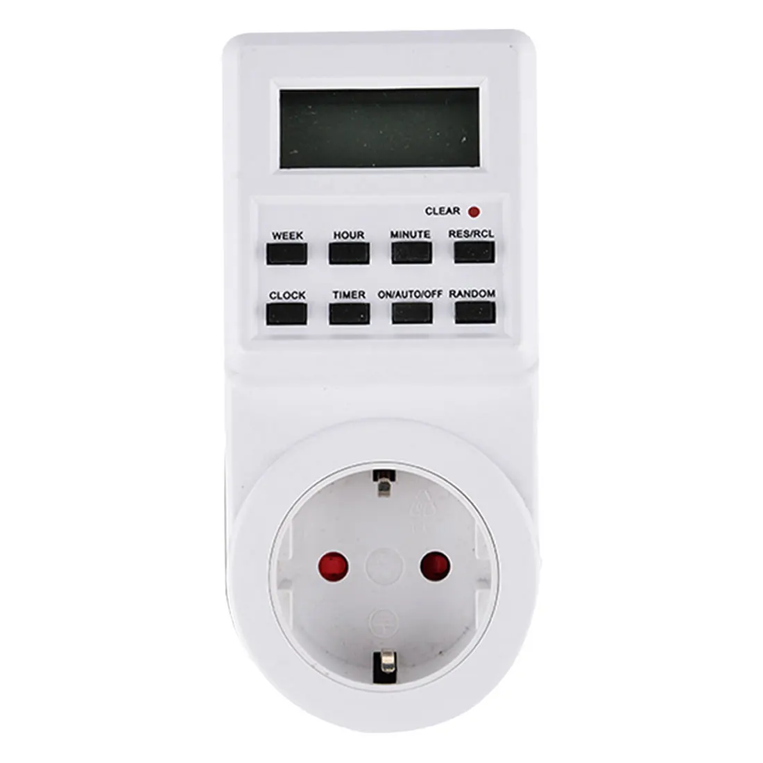 

Electronic Digital Timer Switch EU US AU UK Plug Kitchen Timer Outlet 230V 50Hz 7 Day 12/24 Hour Programmable Timing Socket