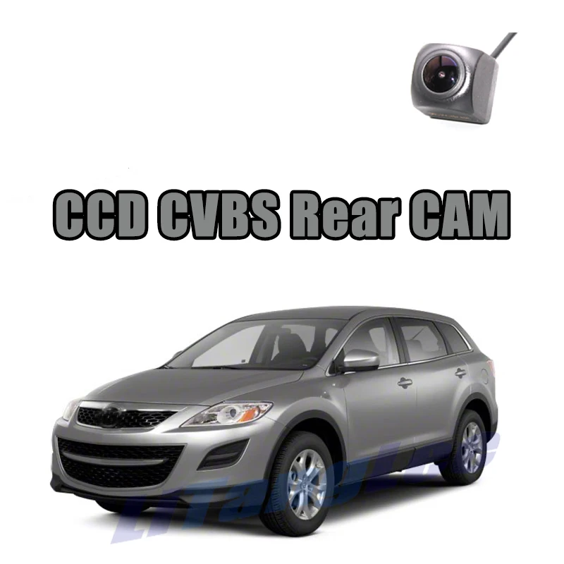 

Автомобильная камера заднего вида CCD CVBS 720P для Mazda CX-9 CX9 2007 ~ 2014, заднее ночное видение, водонепроницаемая парковочная резервная камера