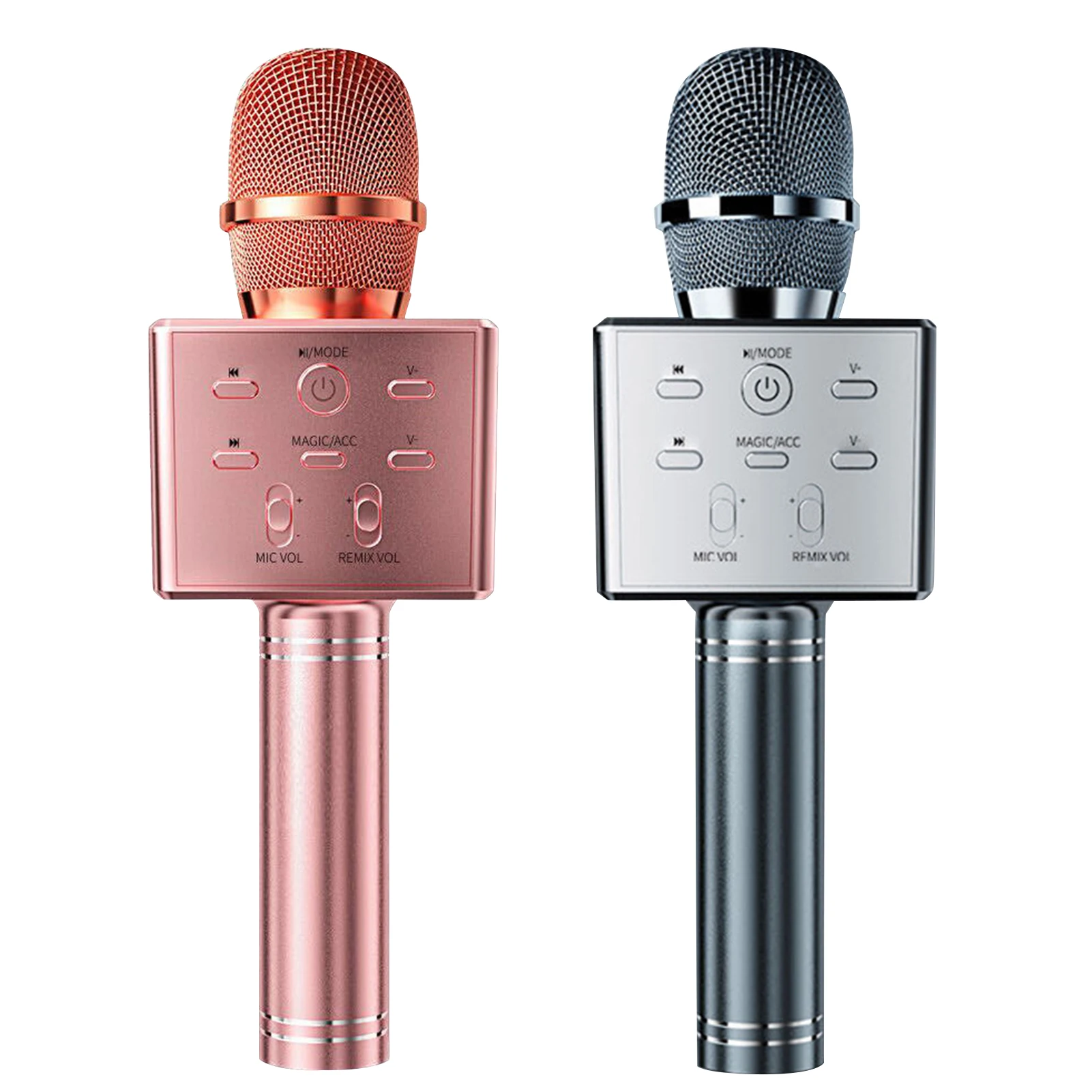 

Bluetooth Wireless Microphone Handheld Karaoke Mic USB Mini Home KTV For Music Playing Singing Speaker Player