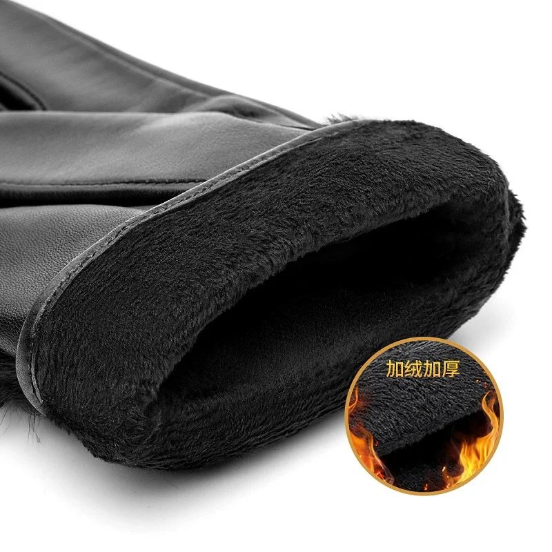 BISON DENIM, Натуральная овечья кожа, теплые модные женские перчатки, Осень-зима, сенсорный экран, ветрозащитные перчатки для женщин S018