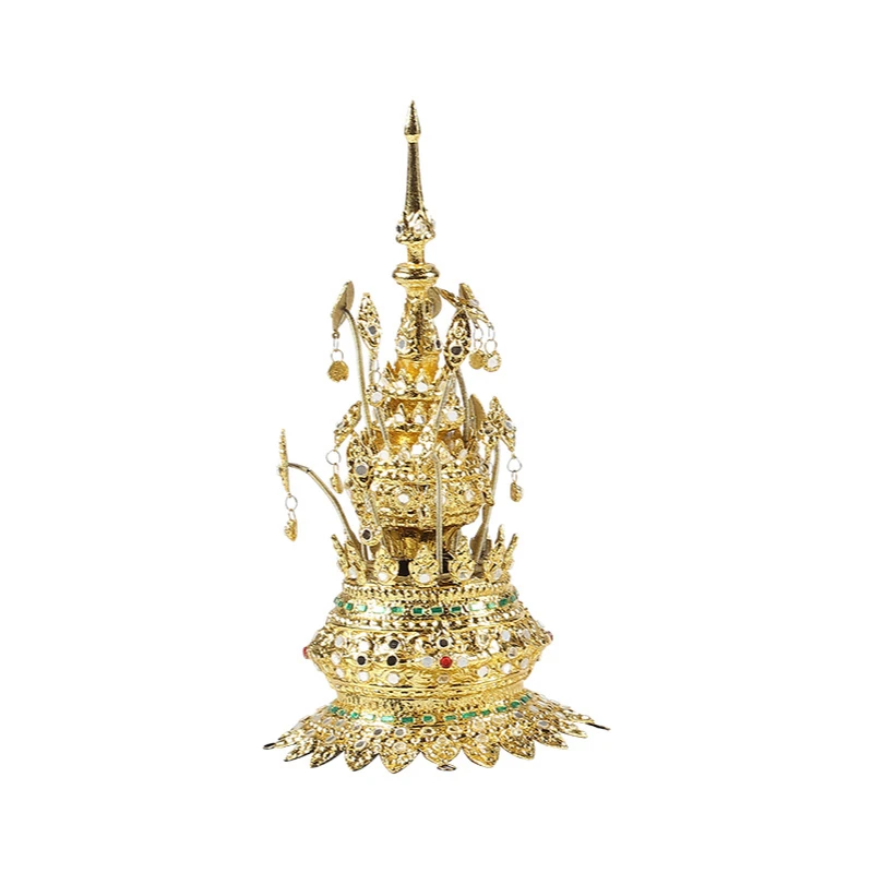 

Decoration Living Room Entrance Crown Crafts Thai Soft Decoration Creative Table-Top Decoration