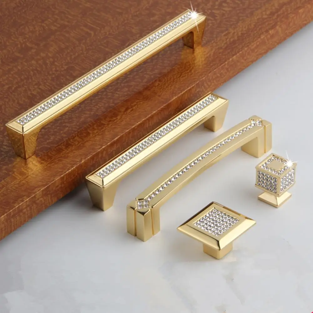 Высококачественный шкаф с бриллиантами маленькая ручка мебельный ящик для