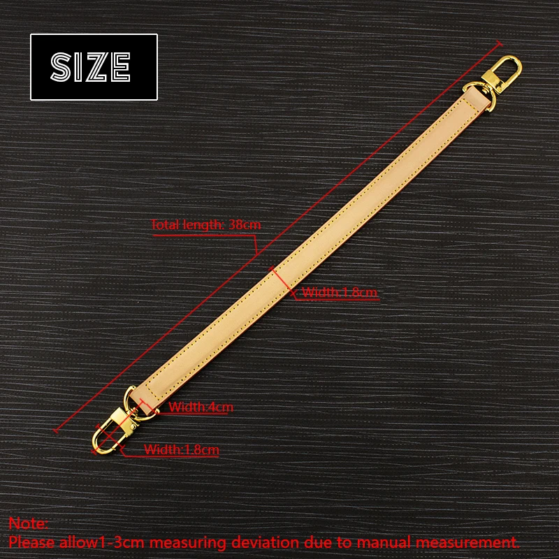 Ремень с ручками BAMADER для сумок натуральная кожа короткая сумка на плечо ремень