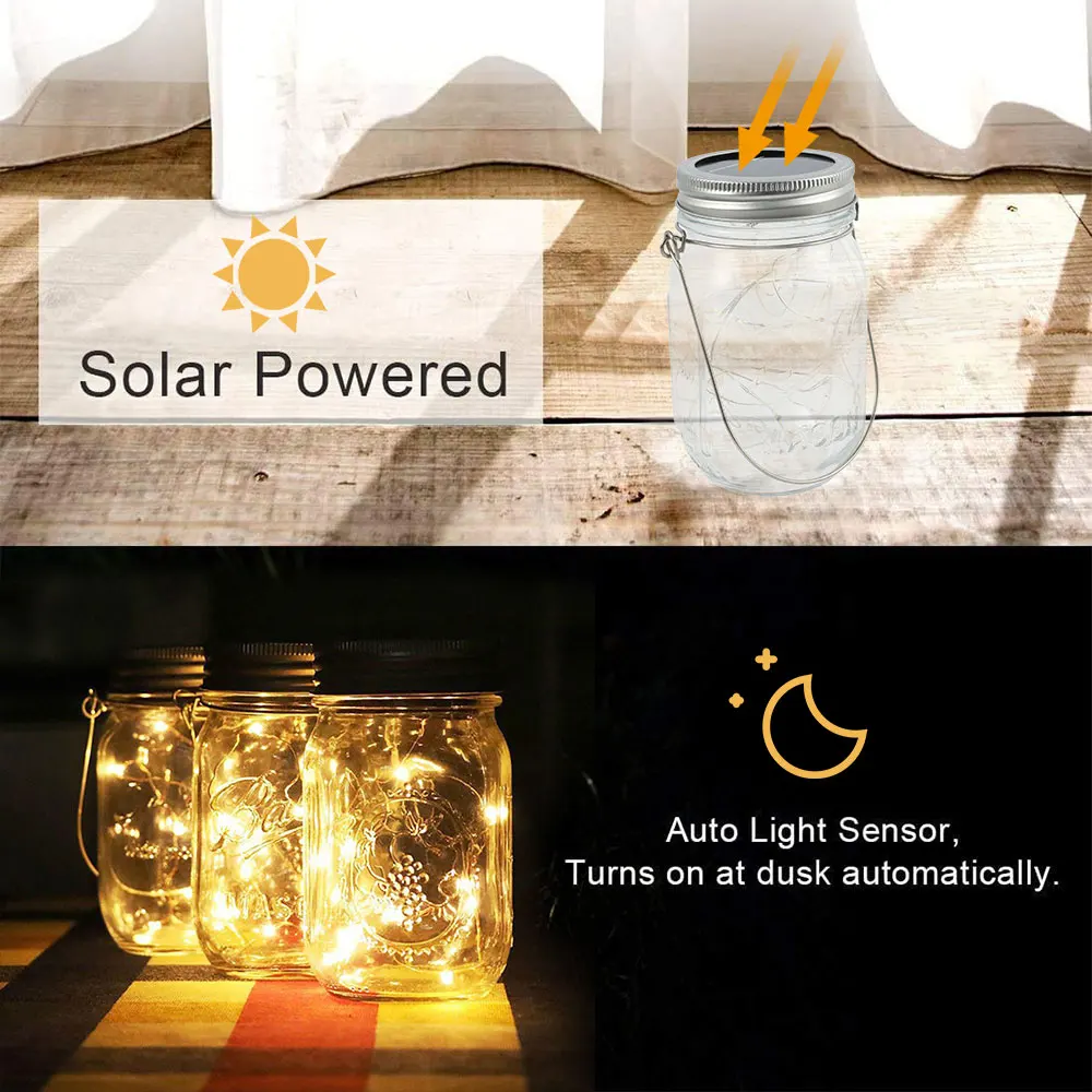 

Фонарь на солнечной батарее, с крышкой, 20 светодиодов, водонепроницаемый